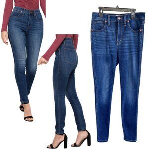 MADEWELL 10" High Rise Skinny Jean Size 28
